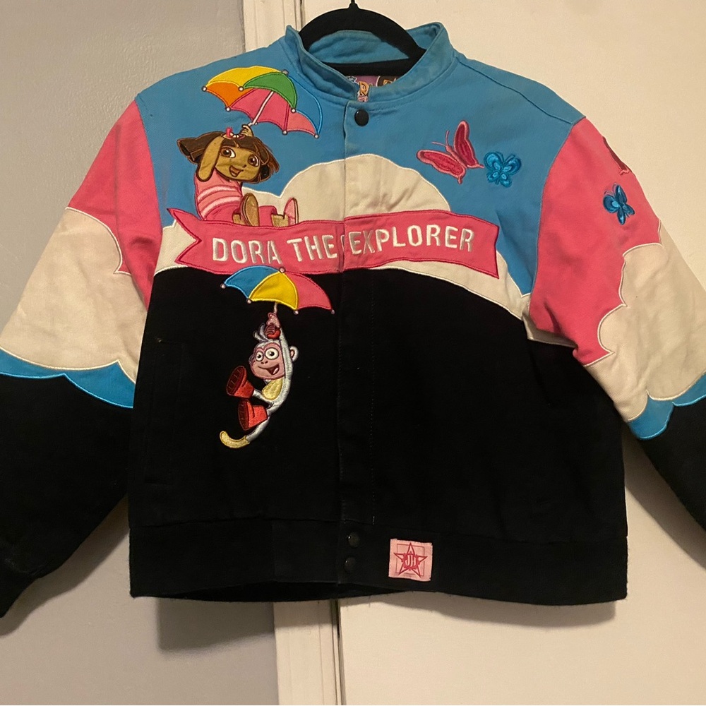 Multicolored Dora The Explorer Jacket Youth Size XL 11-12